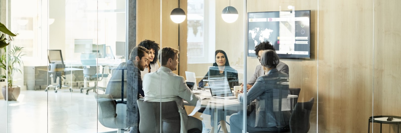 people in a meeting