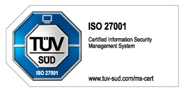 Shows thr ISO Certification 27001
